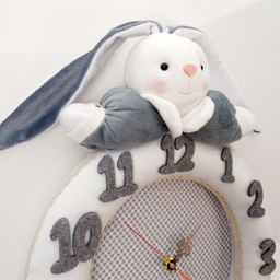 ساعت دیواری کودک نی نی سیس مدل خرگوش رابیت کد W-RAB-T