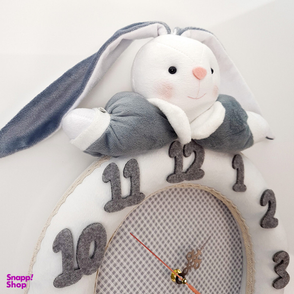 ساعت دیواری کودک نی نی سیس مدل خرگوش رابیت کد W-RAB-T