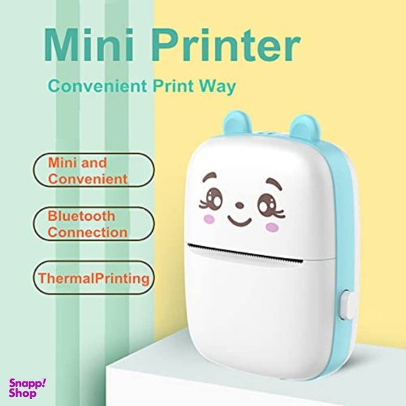 پرینتر حرارتی ناب سل مدل پرتابل کد BLU01 به همراه 3 عدد رول کاغذی