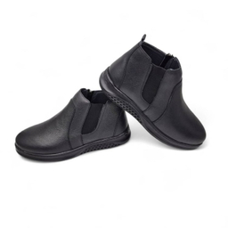 نیم بوت مردانه چرم ریباری مدل Z21 رنگ مشکی