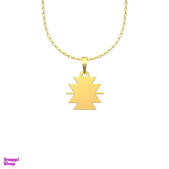 گردنبند طلا 18 عیار زنانه مدوپد مدل هندسی کد F3-1-1280