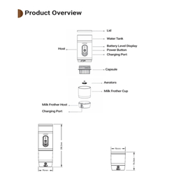 اسپرسوساز قابل حمل لپرسو مدل PORTABREW LPCFFM4IN1BK