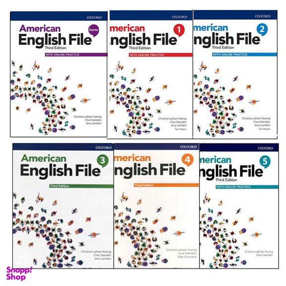 کتاب American English File 3rd اثر جمعی از نویسندگان انتشارات OXFORD شش جلدی