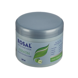 ماسک مو رزال (Rosal) مدل Keratin حجم 500 میلی لیتر