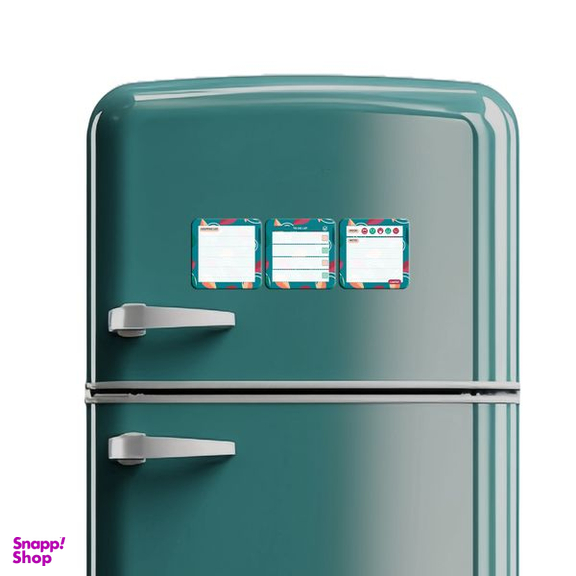 تخته وایت برد لاژید مدل برنامه ریزی سایز 9X9 سانتی متر مجموعه 3 عددی
