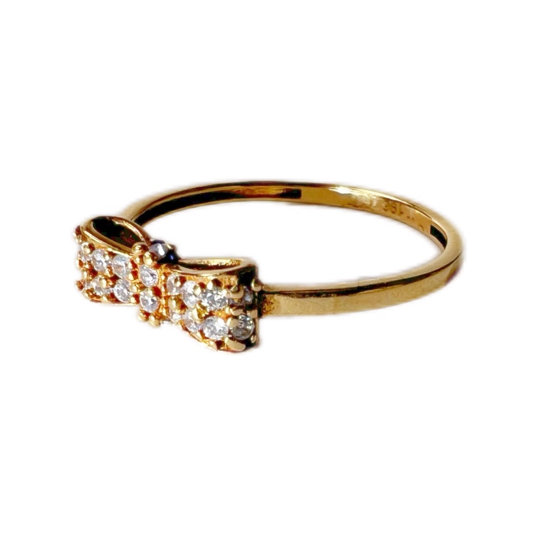 انگشتر طلا 18 عیار زنانه گالری سپینود مدل RSG1