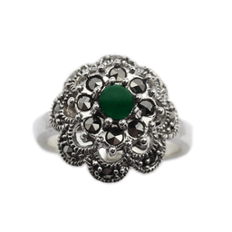 انگشتر نقره زنانه کد 12375