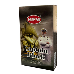 عود آبشاری هم مدل کاپیتان بلک کد Captain Black-01 بسته 10 عددی