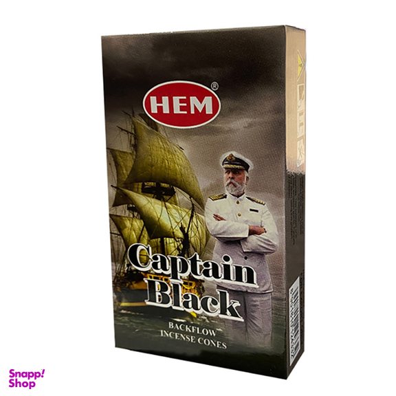 عود آبشاری هم مدل کاپیتان بلک کد Captain Black-01 بسته 10 عددی