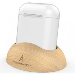 استند چوبی رومیزی ایرپاد آهااستایل مدل PT16 Stand مناسب Airpods 2nd Generation