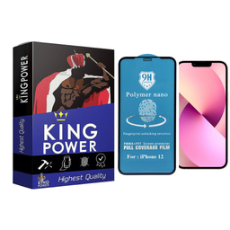 محافظ صفحه نمایش گوشی موبایل کینگ پاور مدل پلیمر نانو مناسب اپل iPhone 12/12Pro