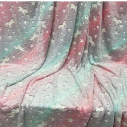 پتو شبنما طرح یونیکورن سایز 210×220 سانتی متر