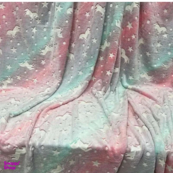 پتو شبنما طرح یونیکورن سایز 210×220 سانتی متر