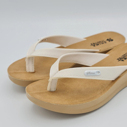 دمپایی زنانه شیما مدل جمیرا کد 074 رنگ سفید