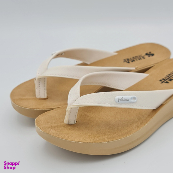 دمپایی زنانه شیما مدل جمیرا کد 074 رنگ سفید