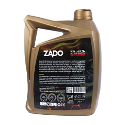 روغن موتور خودرو زادو مدل ULTAR PRIME کد SAE 5W40-SN حجم 4 لیتر