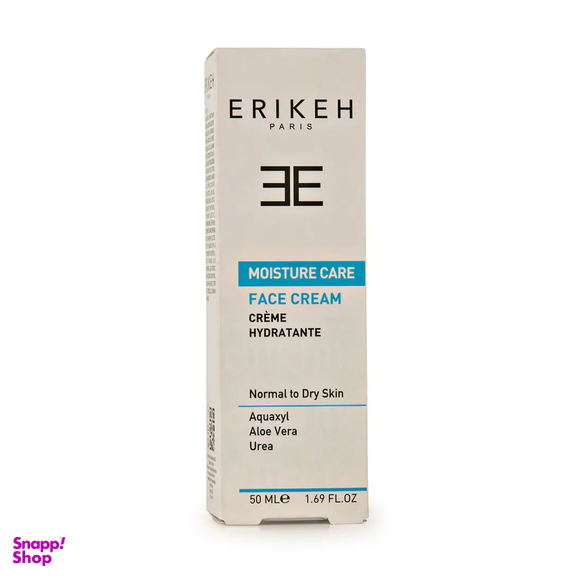 کرم مرطوب کننده و آبرسان صورت اریکه سری Moisture Care مناسب پوست خشک تا نرمال حجم 50 میلی لیتر