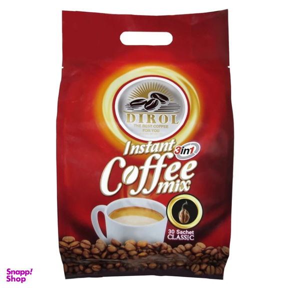 کافی میکس 3in1 دیرول بسته ۳۰ عددی