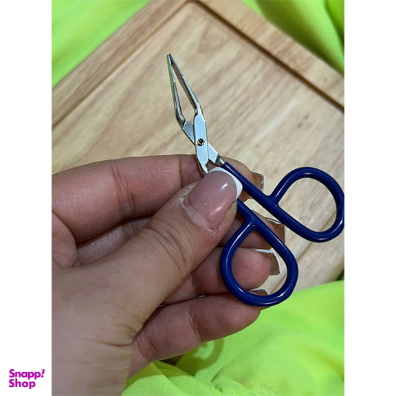 موچین مدل قیچی دارای دسته ضد تعریق کد 041