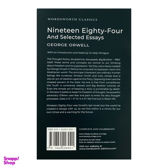 کتاب Nineteen Eighty-Four اثر George Orwell انتشارات وردز ورث ادیشن