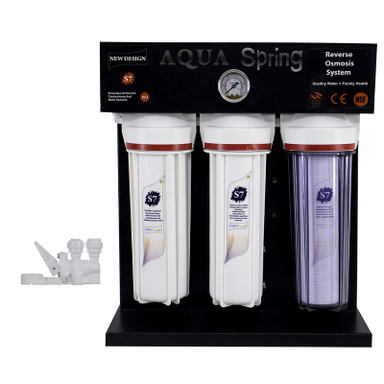 دستگاه تصفیه کننده آب آکوآ اسپرینگ مدل RO-S7-BZ 7090 به همراه کیت نشتی گیر