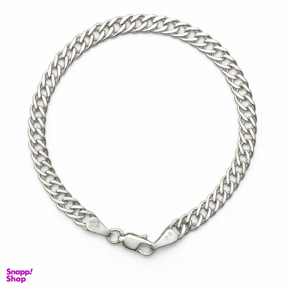 دستبند نقره مردانه طرح کارتیه کد 195557 DSTB