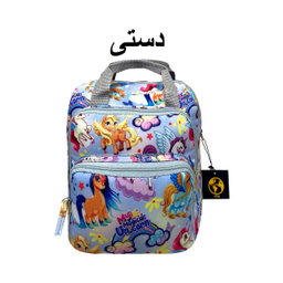 کوله پشتی کودک سیی مدل سه کاره پونی یونیکورن کد 1633.6