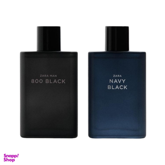 ادوتویلت مردانه زارا مدل Navy Black & 800 Black مجموعه 2 عددی