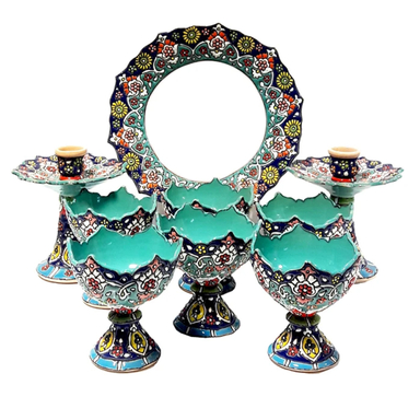 ست 9 تکه هفت سین میناکاری کد 680D