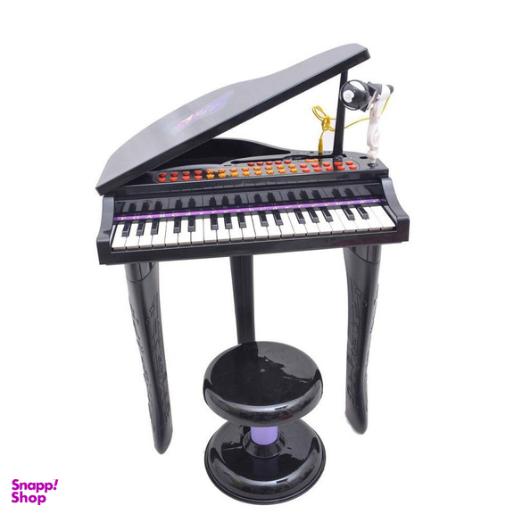 اسباب بازی موزیکال مدل پیانو پایه دار و میکروفون کد 88022