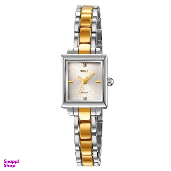 ساعت عقربه ای زنانه اسکمی کد 2315 رنگ نقره ای طلایی