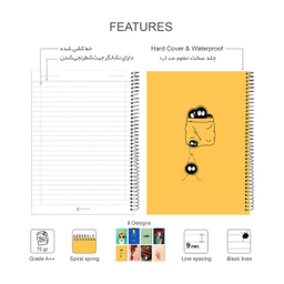 ست لوازم التحریر پدیده نقش مدل میکروب بازیگوش بسته 3 عددی