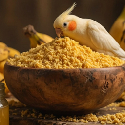 غذای نرم پرندگان زینتی آوس تروپیکن مدل سافت موز و عسل وزن 453 گرم