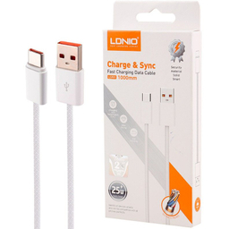 کابل فست شارژ Type-C الدینیو مدل LS901 طول 1 متر