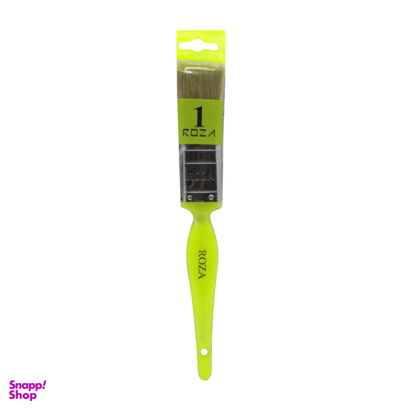 قلم مو نقاشی رزا مدل پلاستیکی کد YP-ROGHANI-57MM/1INCH سایز 1 اینچ