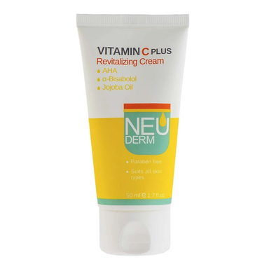 کرم روشن کننده نیودرم مدل Vitamin C Plus حجم 50 میلی‌ لیتر