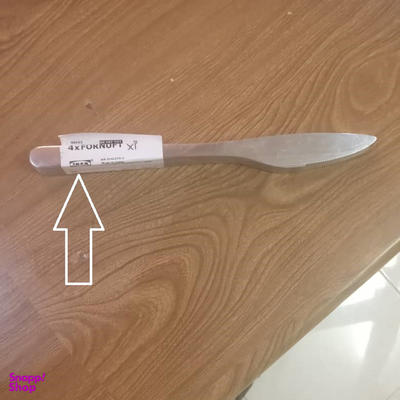 کارد غذا خوری ایکیا مدل 488 مجموعه 4 عددی