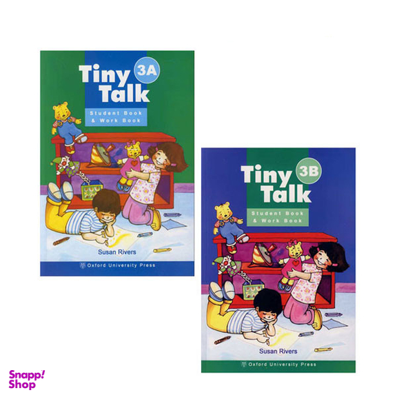 کتاب Tiny Talk 3A.3B اثر Susan Rivers انتشارات زبان مهر مجموعه 2 جلدی