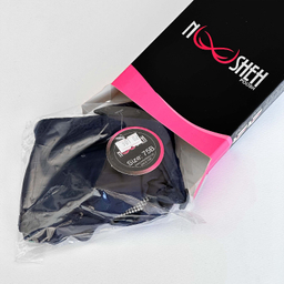 ست شورت و سوتین زنانه نوشه پوش مدل فنردار توری کد 90102 رنگ سرمه ای