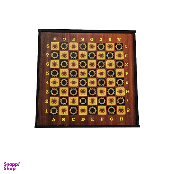 مجموعه 8 بازی دراگون مدل منچ و مارپله و شطرنج چوبی کد 808 به همراه کیف چرمی