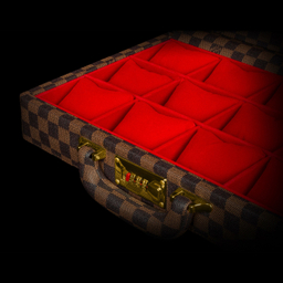 جعبه ساعت 12 خانه چرم طرح کیف سامسونتی کد TW-2481