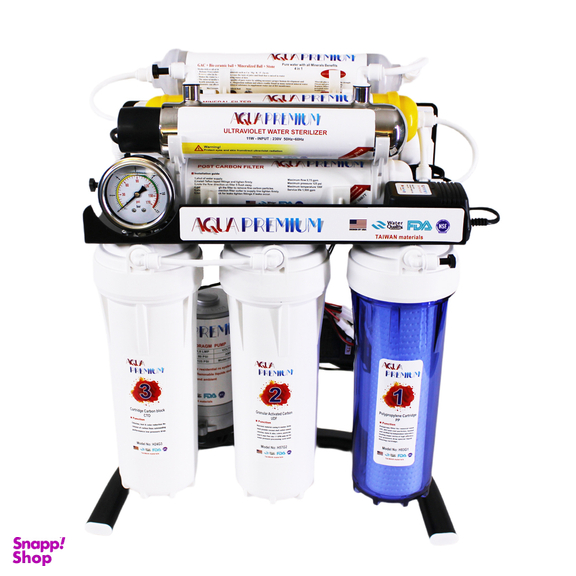 دستگاه تصفیه آب خانگی آکواپرمیوم مدل A8ABU11-BK-TP