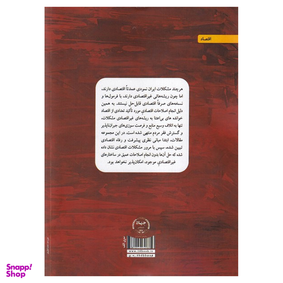 کتاب مبانی نظری چالش‌های اقتصاد ایران اثر سید مرتضی افقه انتشارات جهاد دانشگاهی