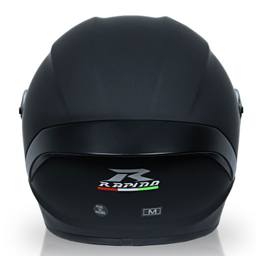 کلاه کاسکت راپیدو 982مدل let’s go رنگ مشکی مات