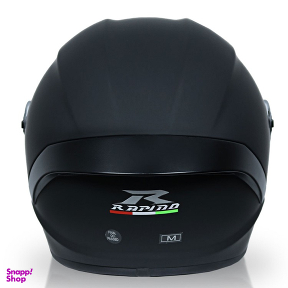 کلاه کاسکت راپیدو 982مدل let’s go رنگ مشکی مات