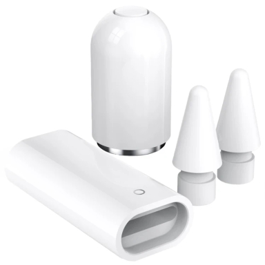 سری یدک و محافظ قلم لمسی آهااستایل مدل PT146 به همراه مبدل شارژر مجموعه 3 عددی