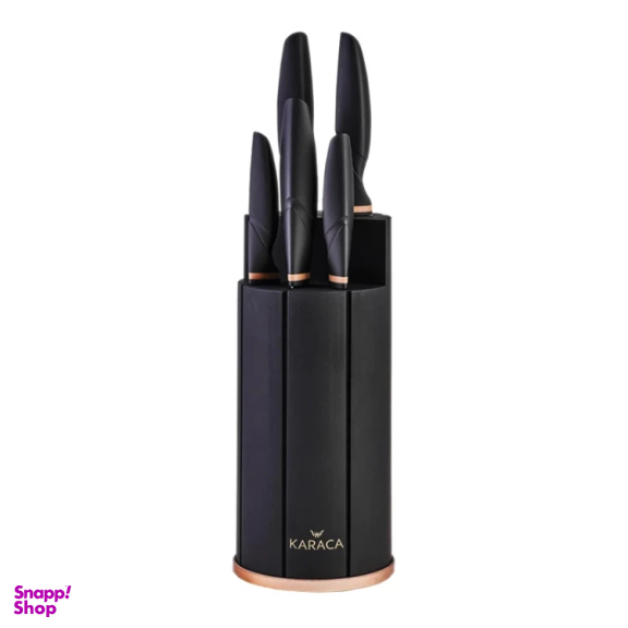 سرویس چاقو 6 پارچه آشپزخانه کاراجا کد 3851