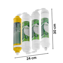 فیلتر تصفیه آب یخچال و فریزر بلوط مدل گیاهی BL 401 مجموعه 4 عددی