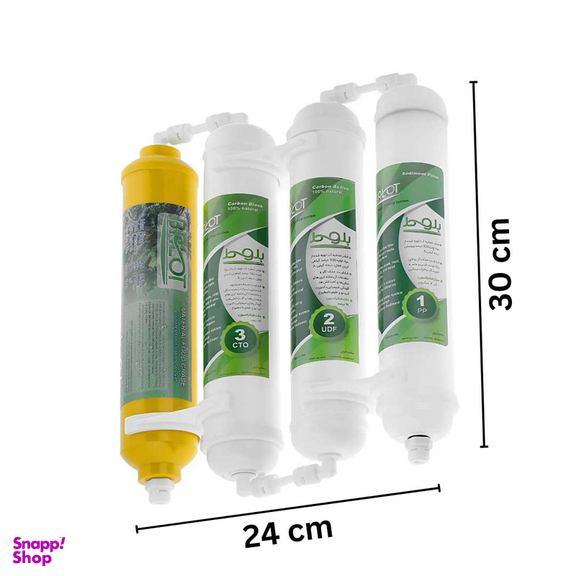 فیلتر تصفیه آب یخچال و فریزر بلوط مدل گیاهی BL 401 مجموعه 4 عددی