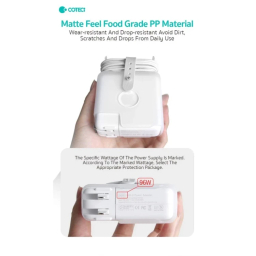 محافظ شارژر کوتسی مدل 16103 مناسب شارژر مک بوک 60W/61W/67W مجموعه 3 عددی